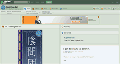 Desktop Screenshot of kagema-dan.deviantart.com