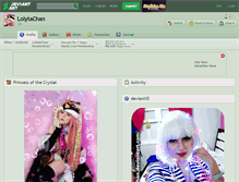 Tablet Screenshot of lolytachan.deviantart.com