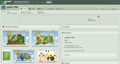 Desktop Screenshot of jackie-1998.deviantart.com