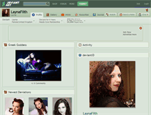 Tablet Screenshot of laynafilth.deviantart.com