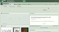 Desktop Screenshot of grimlock-g1.deviantart.com