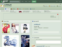 Tablet Screenshot of evilfishy45.deviantart.com