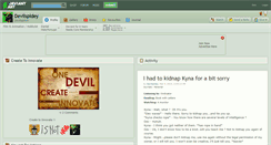 Desktop Screenshot of devilspidey.deviantart.com