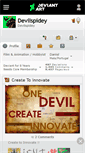 Mobile Screenshot of devilspidey.deviantart.com
