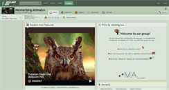 Desktop Screenshot of mesmerizing-animals.deviantart.com