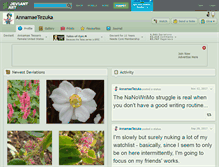 Tablet Screenshot of annamaetezuka.deviantart.com