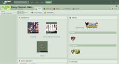 Desktop Screenshot of disney-pokemon-club.deviantart.com