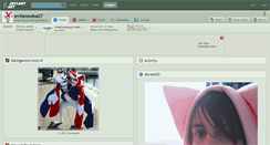 Desktop Screenshot of evilsnowball7.deviantart.com