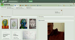 Desktop Screenshot of bardicfrog.deviantart.com