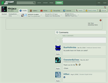Tablet Screenshot of ninjaco.deviantart.com
