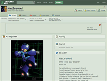 Tablet Screenshot of mast3r-sword.deviantart.com