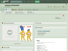 Tablet Screenshot of cartoon-manipulator.deviantart.com