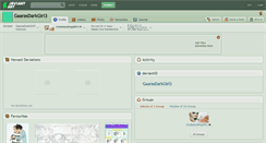 Desktop Screenshot of gaarasdarkgirl3.deviantart.com