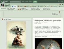 Tablet Screenshot of daywish.deviantart.com