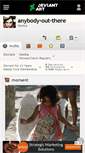Mobile Screenshot of anybody-out-there.deviantart.com