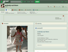 Tablet Screenshot of anybody-out-there.deviantart.com