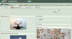 Desktop Screenshot of h3design.deviantart.com