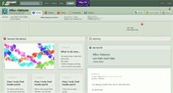 Desktop Screenshot of miku--hatsune.deviantart.com