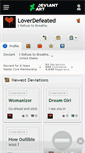 Mobile Screenshot of loverdefeated.deviantart.com