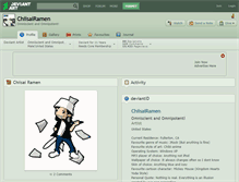 Tablet Screenshot of chiisairamen.deviantart.com