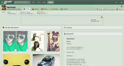 Desktop Screenshot of hamustar.deviantart.com