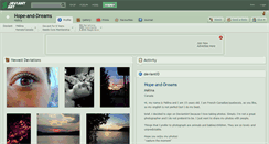 Desktop Screenshot of hope-and-dreams.deviantart.com