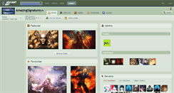 Desktop Screenshot of amazingsignatures.deviantart.com
