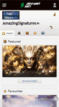 Mobile Screenshot of amazingsignatures.deviantart.com