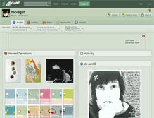 Tablet Screenshot of mcvegalt.deviantart.com