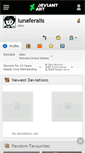 Mobile Screenshot of lunaferalis.deviantart.com