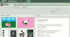 Desktop Screenshot of cikolata.deviantart.com