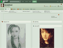 Tablet Screenshot of dandyblood.deviantart.com