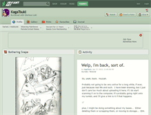 Tablet Screenshot of kagatsuki.deviantart.com