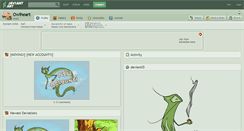 Desktop Screenshot of owlheart.deviantart.com
