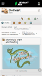 Mobile Screenshot of owlheart.deviantart.com