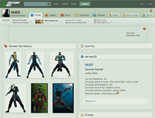 Tablet Screenshot of mobd.deviantart.com