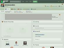 Tablet Screenshot of girlsgeneration.deviantart.com