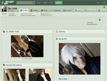 Tablet Screenshot of da-j-me.deviantart.com