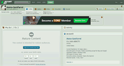Desktop Screenshot of momo-gemfarrel.deviantart.com