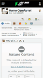 Mobile Screenshot of momo-gemfarrel.deviantart.com