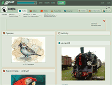 Tablet Screenshot of czajka.deviantart.com