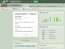 Tablet Screenshot of everythingtekken.deviantart.com