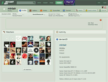 Tablet Screenshot of mintair.deviantart.com