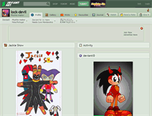 Tablet Screenshot of lock-devil.deviantart.com