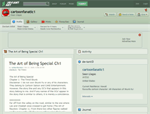 Tablet Screenshot of cartoonfanatic1.deviantart.com