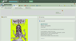 Desktop Screenshot of gleeful-beast.deviantart.com