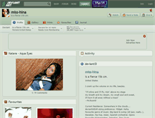 Tablet Screenshot of miss-hina.deviantart.com