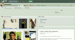 Desktop Screenshot of paintmyface.deviantart.com