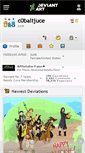 Mobile Screenshot of c0baltjuce.deviantart.com