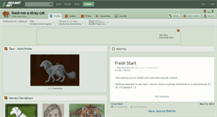 Desktop Screenshot of feed-me-a-stray-cat.deviantart.com
